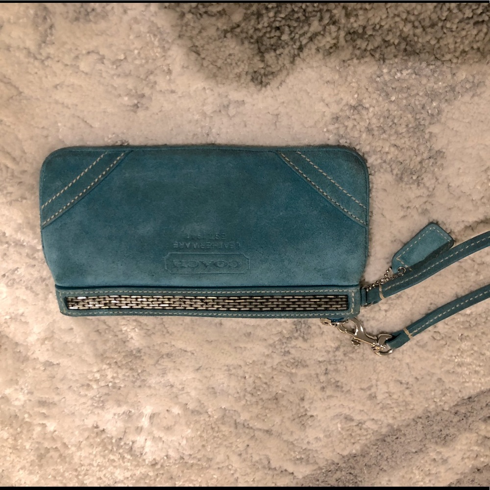 Coach Wristlet - Turquoise